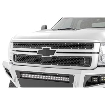 Rough Country Mesh Grille - Chevy Silverado 2500 HD/3500 HD 2WD/4WD (2011-2014)