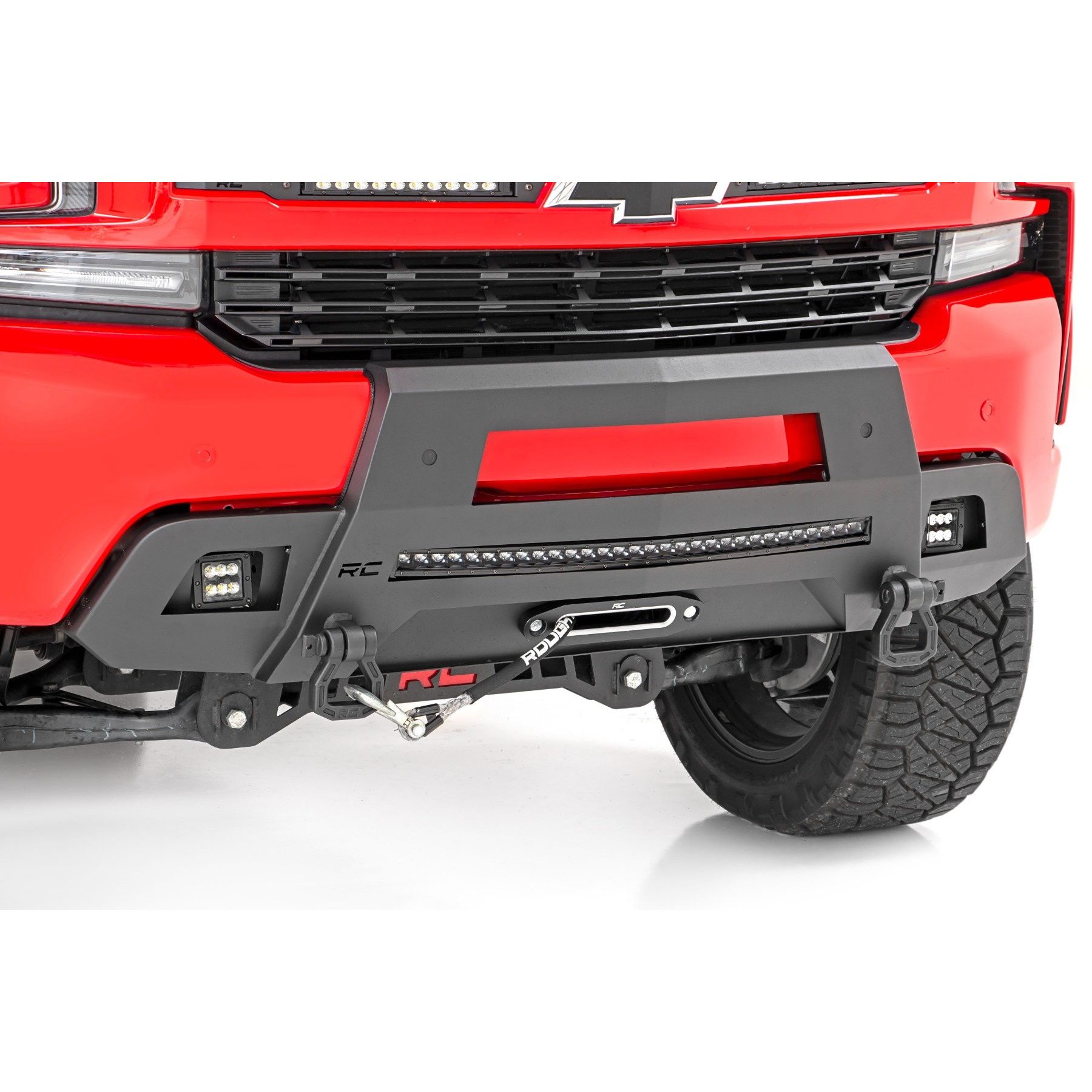 Rough Country Hidden Winch Bumper - Chevy Silverado 1500 2WD/4WD (2019-2022)