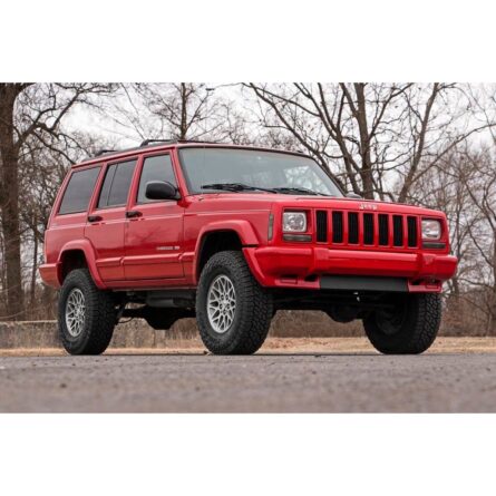 Rough Country 3 Inch Lift Kit - SII - RR AAL - V2 Shocks - Jeep Cherokee XJ (84-01)