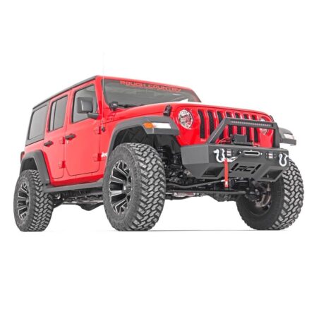 Rough Country 3.5 Inch Lift Kit - Adj Lower - FR D/S - Jeep Wrangler JL (18-23)