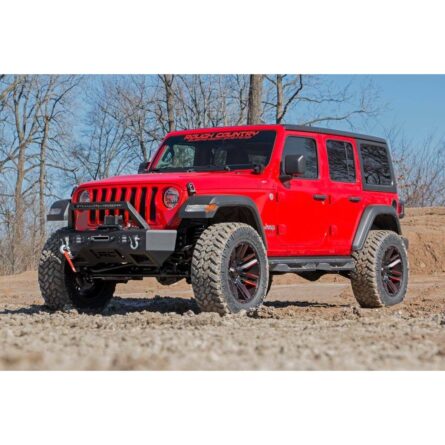 Rough Country 3.5 in. Lift Kit - Adj LCA - FR D/S - Vertex - Jeep Wrangler JL Rubicon (18-23)