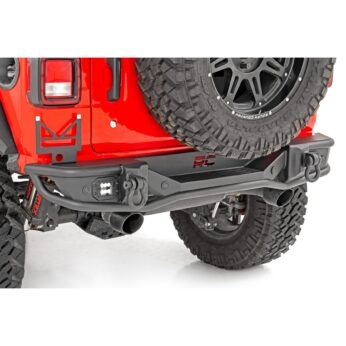 Rough Country Rear Bumper - Tubular - Jeep Wrangler 4xe (21-23)/Wrangler JL (18-23)