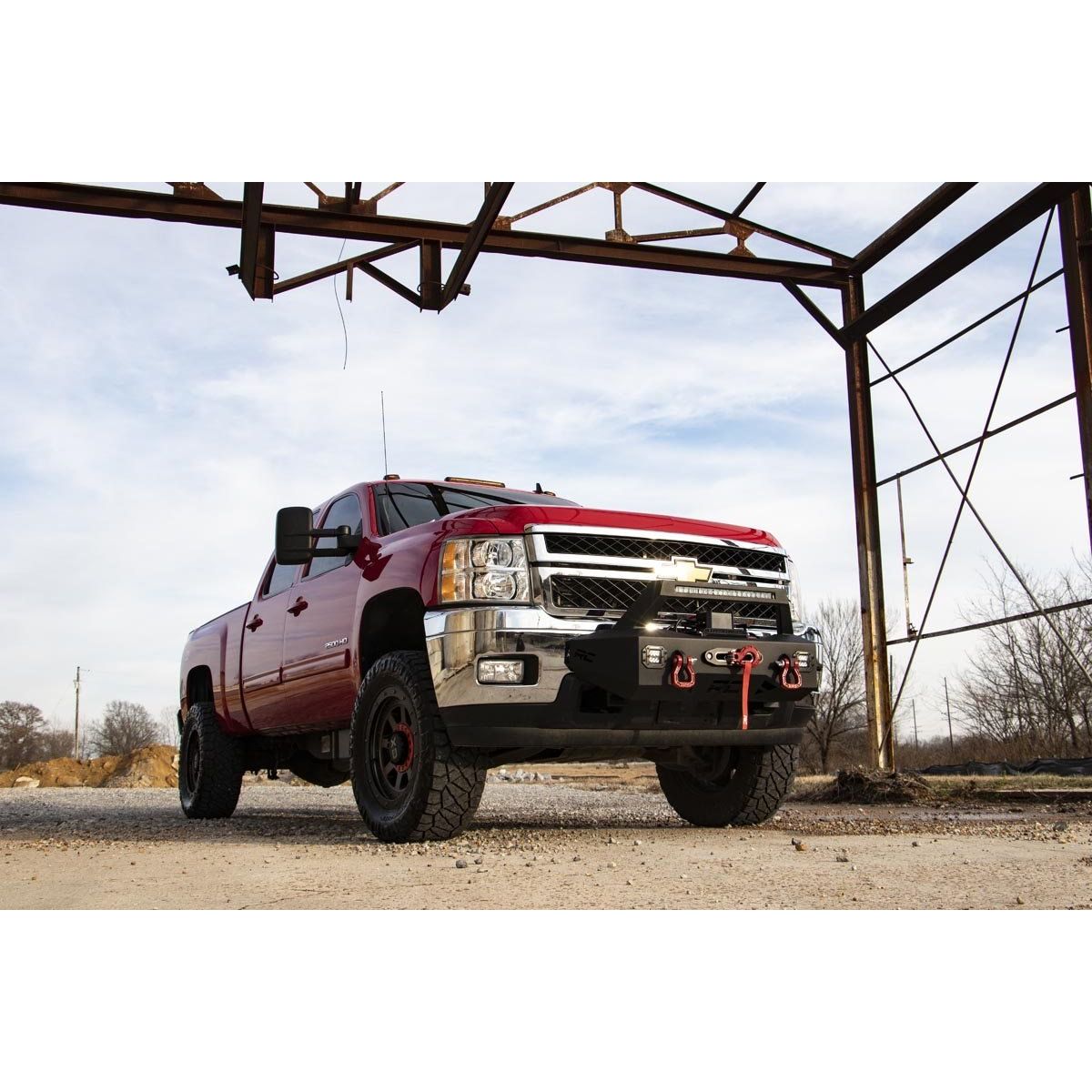Rough Country EXO Winch Mount Kit - Chevy Silverado 2500 HD/3500 HD (11-19)