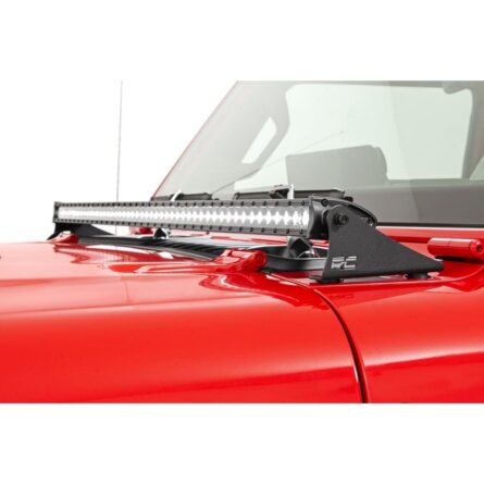 Rough Country LED Light - Cowl Mnt - 50 in Chrome Single Row - Jeep Wrangler JL (18-23)