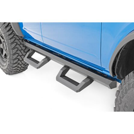 Rough Country SR2 Adjustable Aluminum Step - Ford Bronco 4WD (2021-2023)