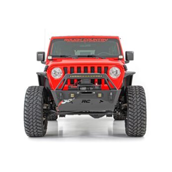 Rough Country Front Bumper - Stubby - Trail - Jeep Gladiator JT/Wrangler 4xe/Wrangler JK/Wrangler JL