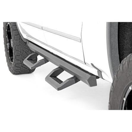 Rough Country SR2 Adjustable Aluminum Steps - Crew Cab - Chevy/GMC 1500/2500HD/3500HD (07-18)