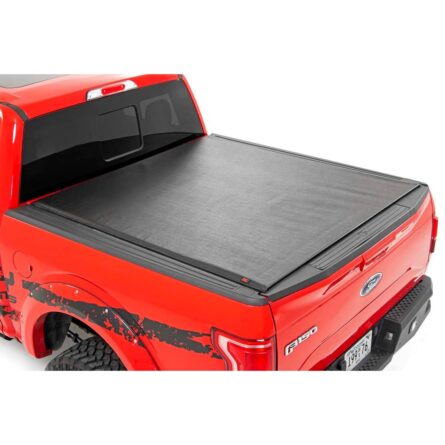 Rough Country Soft Roll Up Bed Cover - 5'7 in Bed - Toyota Tundra 2WD/4WD (07-21)