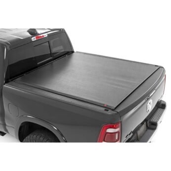 Rough Country Soft Roll Up Bed Cover - 5'7 in Bed - No Rambox - Ram 1500 (19-23)/1500 TRX (21-23)