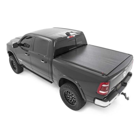 Rough Country Soft Roll Up Bed Cover - 6'4 in Bed - No Rambox - Ram 1500 (10-18)/2500 (10-23)