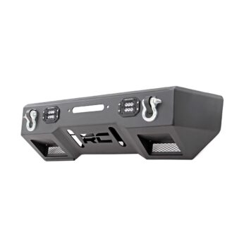 Rough Country Front Bumper - Stubby - BLK LED - Jeep Gladiator JT/Wrangler JK & JL