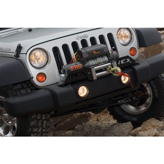 Rough Country Winch Mounting Plate - Factory Bmpr - Jeep Wrangler JK (2007-2018)
