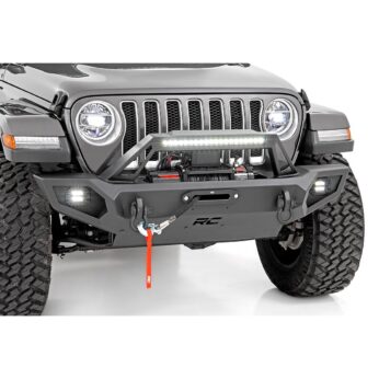 Rough Country Front Winch Bumper - Jeep Gladiator JT/Wrangler 4xe/Wrangler JK/Wrangler JL