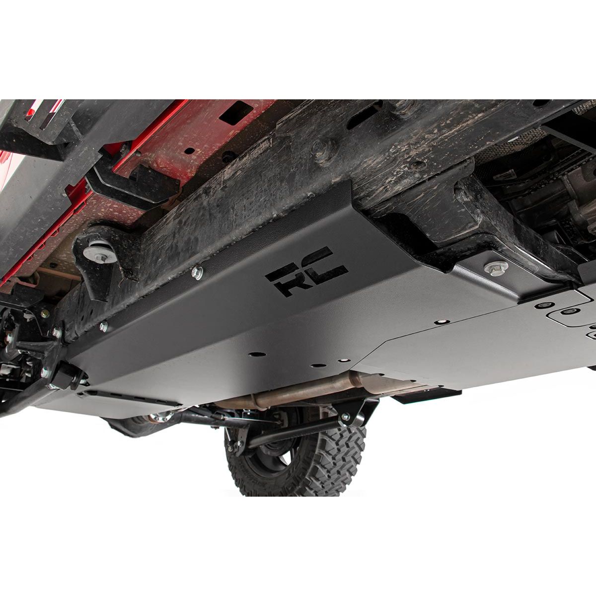 Rough Country Skid Plate Combo - 3.6L - Engine - T-Case - Gas - Jeep Wrangler JL (18-19)