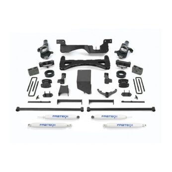 Fabtech 6" PERF SYS W/PERF SHKS 01-10 GM C/K2500HD, C/K3500 NON DUALLY