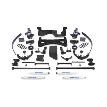 Fabtech 8" PERF SYS W/PERF SHKS 07-08 GM C/K2500HD,C/K3500 NON DUALLY