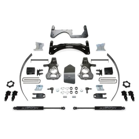 Fabtech 6" BASIC SYS W/ STEALTH 14-18 GM C/K1500 P/U W/ OE FORG STL UCA