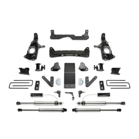 Fabtech 4" BASIC SYS W/DLSS RESI SHKS 2011-19 GM 2500HD 2WD/4WD