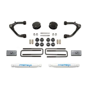 Fabtech 3" UNIBALL UCA SYS W/ PERF SHKS 2019-22 GM C/K1500 P/U