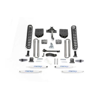 Fabtech 6" BASIC SYS W/PERF SHKS 08-10 FORD F450/550 4WD