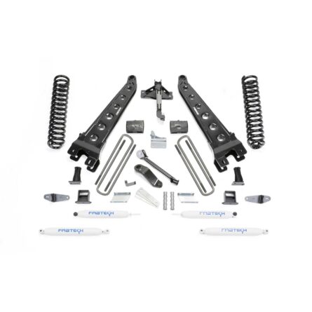 Fabtech 6" RAD ARM SYS W/COILS & PERF SHKS 08-10 FORD F450/550 4WD