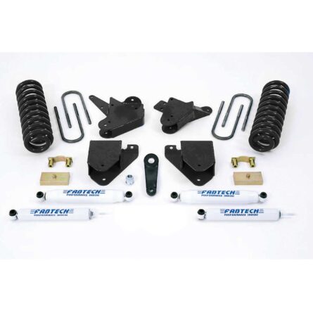 Fabtech 6" BASIC SYS W/PERF SHKS 01-04 FORD F250/350 2WD &00-05 EXCUR 2WD W/GAS & 6.0L D