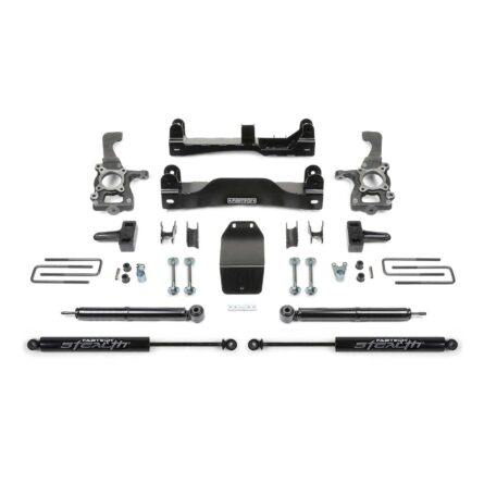 Fabtech 4" BASIC SYS W/ RR STEALTH 2014 FORD F150 4WD