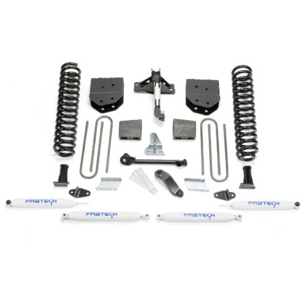 Fabtech 4" BASIC SYS W/PERF SHKS 2008-16 FORD F250/F350 4WD