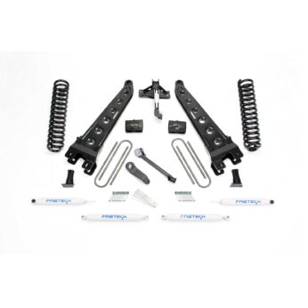 Fabtech 4" RAD ARM SYS W/COILS & PERF SHKS 17-21 FORD F250/F350 4WD DIESEL