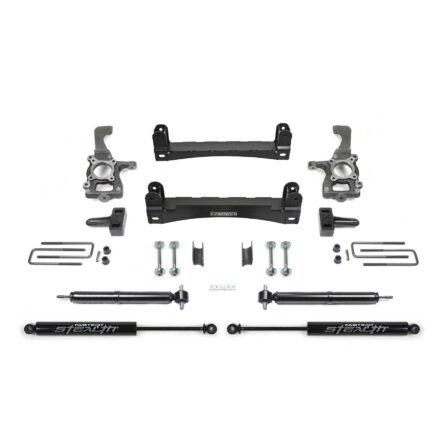 Fabtech 4" BASIC SYS W/ RR STEALTH 2015-20 FORD F150 2WD