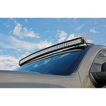Rough Country GM 50-inch Curved LED Light Bar Upper Windshield Mounts (07-13 PU/SUV)