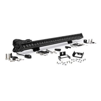 Rough Country LED Light - Grill Mnt - 30 in Black Single Row - Ford Super Duty (11-16)