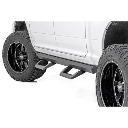 Rough Country SR2 Adjustable Aluminum Steps - Crew Cab - Ram 1500 (09-18)/2500 (10-18)