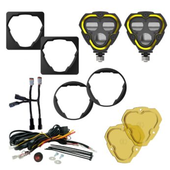 KC Hilites FLEX ERA 3 Dual Mode SAE Fog Lights 2-Light Master Kit Toyota AftrmktBumper