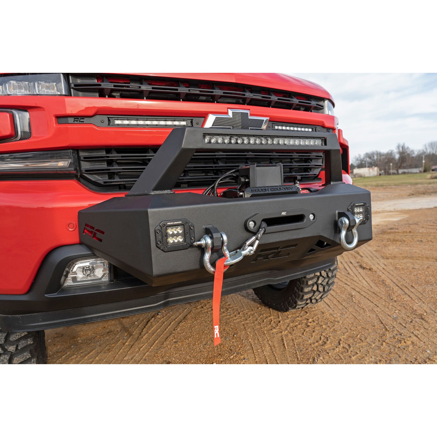 Rough Country EXO Winch Mount Kit - Chevy Silverado 1500 2WD/4WD (2019-2023)