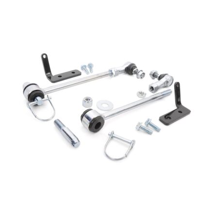 Rough Country Quick Disconnect Sway Links - 2.5 Inch Lift - Jeep Wrangler JK (07-18)