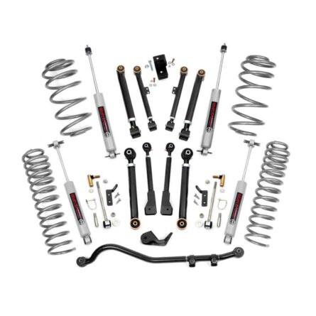 Rough Country 2.5 Inch Lift Kit - X-Series - Jeep Wrangler TJ 4WD (1997-2006)