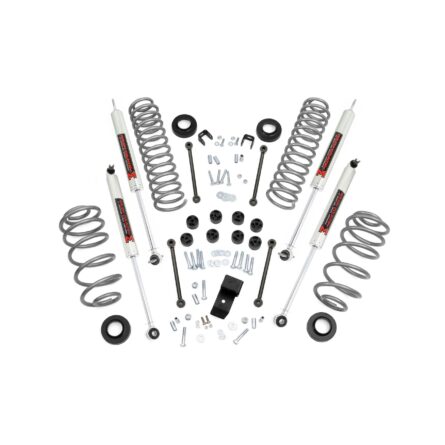 Rough Country 3.25 Inch Lift Kit - 4 Cyl - M1 - Jeep Wrangler TJ 4WD (1997-2002)