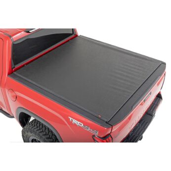 Rough Country Soft Roll Up Bed Cover w/Cargo Management - 5'7 in Bed - Toyota Tundra (22-23)