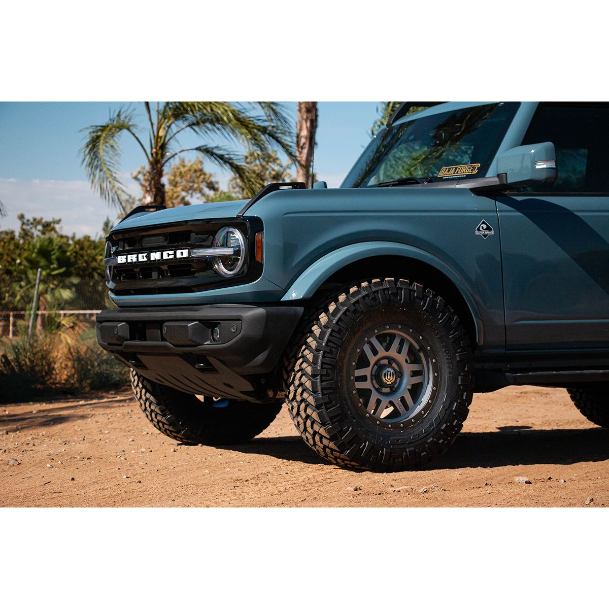 ICON ALLOYS SIX SPEED TITANIUM - 17 X 8.5 / 6 X 5.5 / 25MM / 5.75" BS