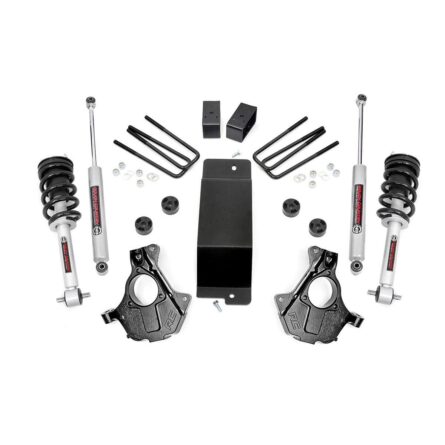 Rough Country 3.5 Inch Lift Kit - Cast Steel LCA- N3 Strut - Chevy/GMC 1500 (07-13)