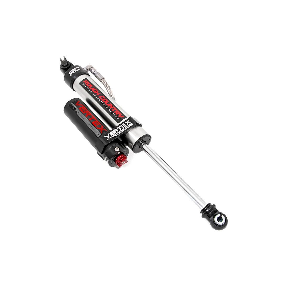 Rough Country Vertex 2.5 Adj Rear Shocks - 3-5 in - Jeep Wrangler JK (2007-2018)