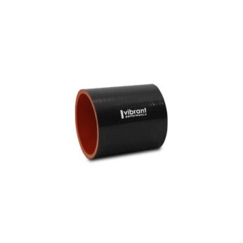 Vibrant Performance - 2718 - Straight Hose Coupler, 4.00 in. I.D. x 3.00 in. long - Black