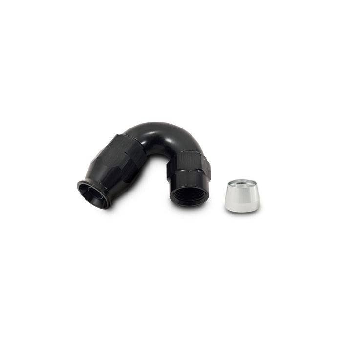 Vibrant Performance - 28512 - 150 Degree High Flow Hose End Fitting for PTFE Lined Hose, -12AN