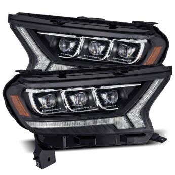 AlphaRex-LED Projector Headlights in Black