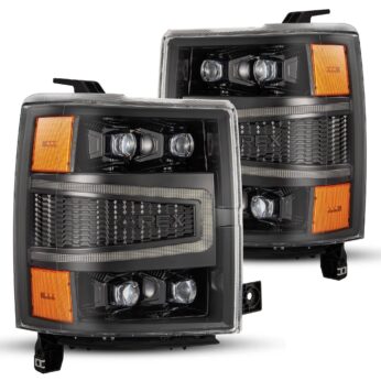 AlphaRex-LED Projector Headlights in Alpha-Black