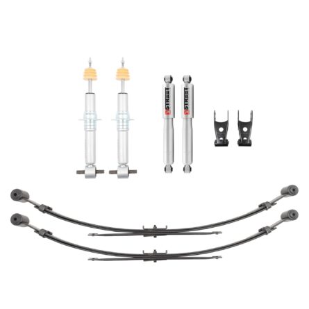 BELLTECH 350344SP LOWERING KIT FRONT AND REAR STREET PERFORMANCE STRUTS 2019+ Silverado/Sierra 1500 2WD/4WD 0-3IN. F / 4IN. R