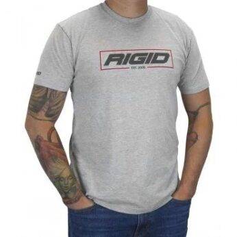RIGID T-Shirt, Established 2006, Grey, Medium