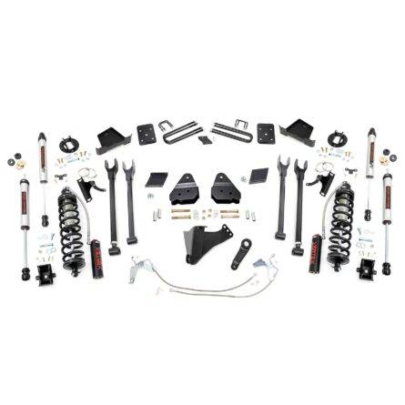 Rough Country 6 Inch Lift Kit - 4 Link - OVLD - C/O V2 - Ford Super Duty (15-16)