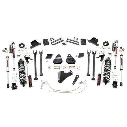 Rough Country 6 Inch Lift Kit - 4-Link - OVLD - C/O V2 - Ford Super Duty (11-14)